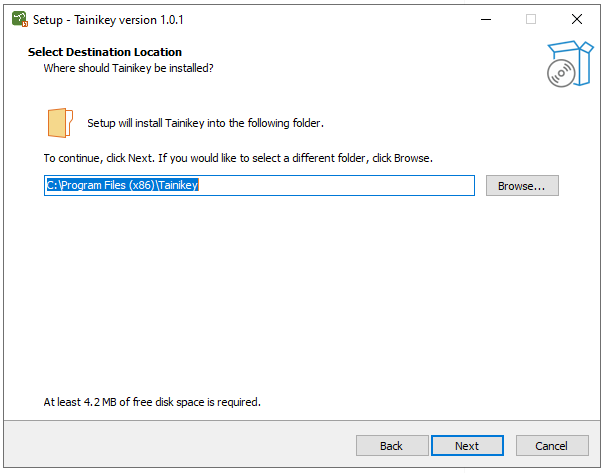 Bước 3: Nơi chứa chương trình cài đặt