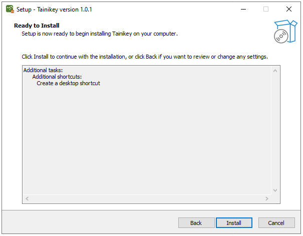 Bước 5: Sẵn sàng cài đặt