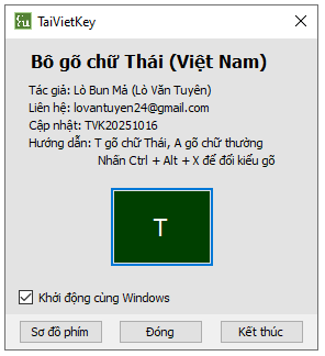 Phần mềm TaiVietKey