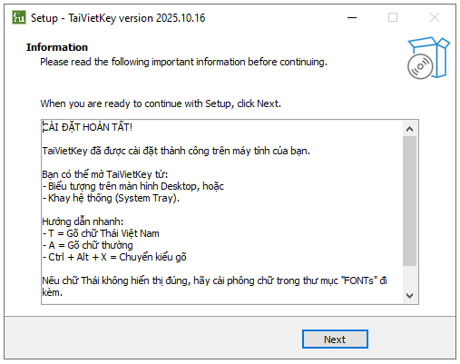 Bước 6: Chuẩn bị hoàn tất cài đặt